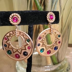 CARTIER Apprentice French Designer Marcel Boucher GRIPOIX Dangle Drop Earrings